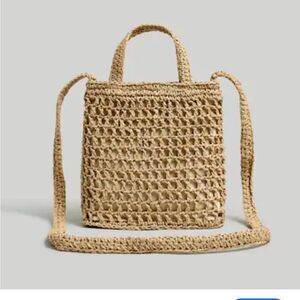 Madewell The Small Transport Crossbody in Straw